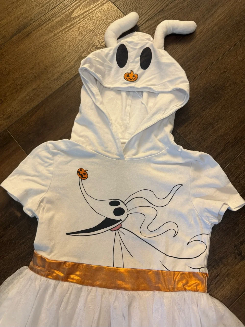 The Nightmare Before Christmas Zero dress /costume size 10/12